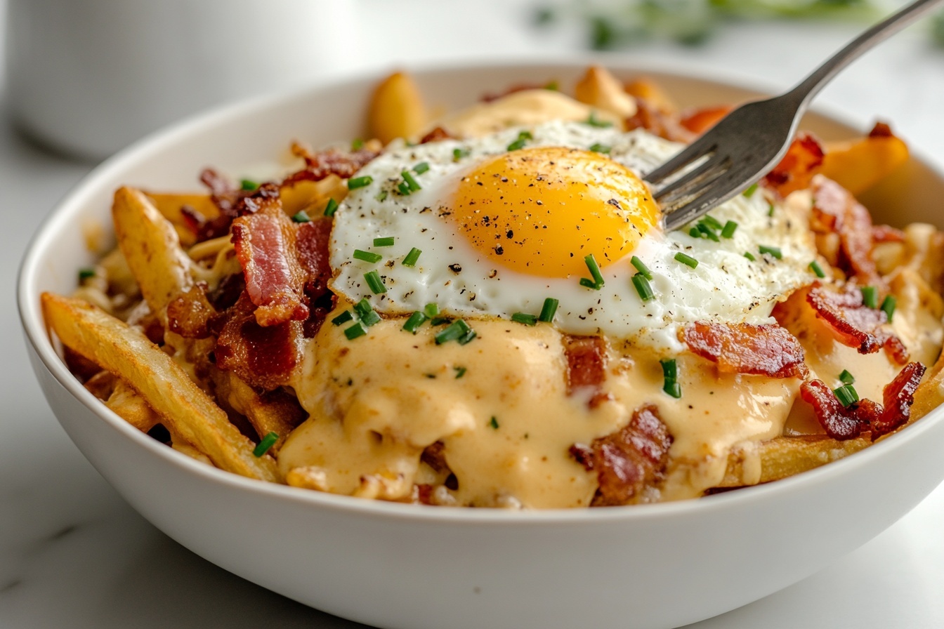 Ultimate Breakfast Poutine Recipe: Crispy Tots & Creamy Hollandaise